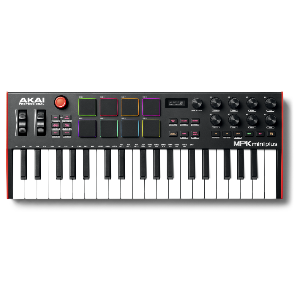 AKAI MPKMINIPLUS 37 Tuş Midi Klavye Fiyatı, Özellikleri | ZUHAL